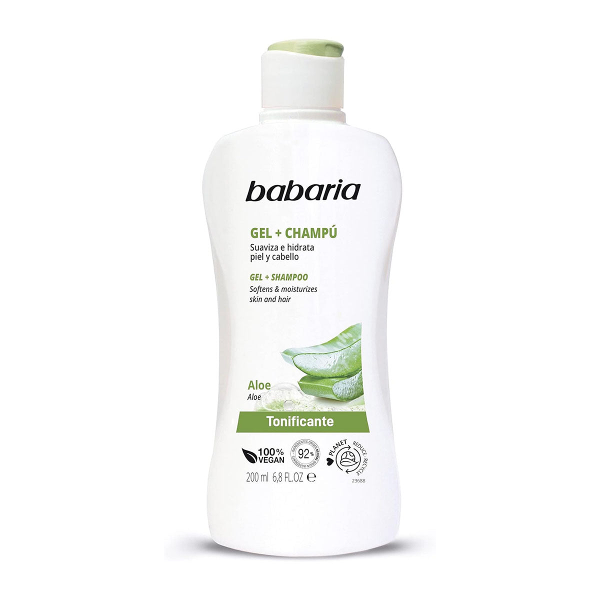 Babaria Aloe Vera 2-in-1 Gel + Shampoo 200ml